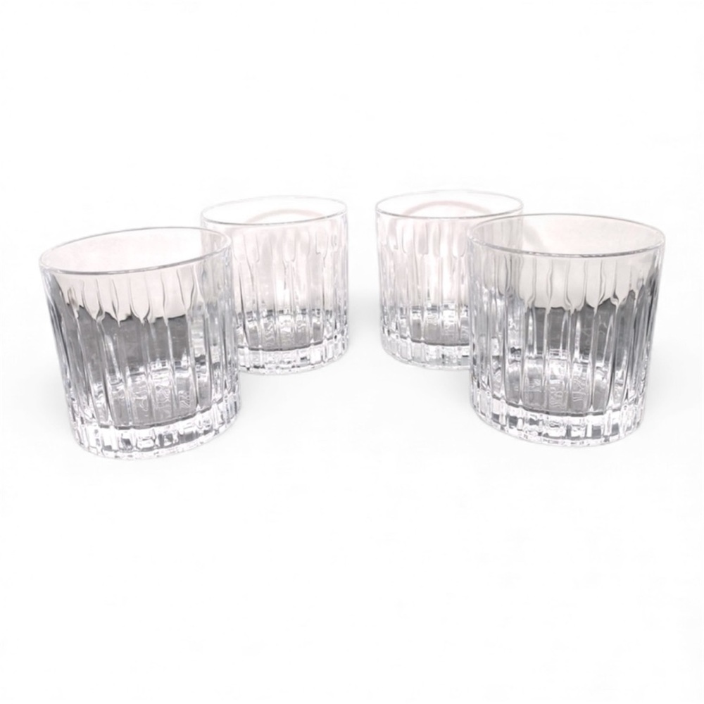 Vintage Rare Set Of 4 Remy Martin Cognac 8oz. Crystal Glass Cups Barware